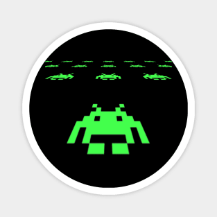 Retro Invaders Magnet